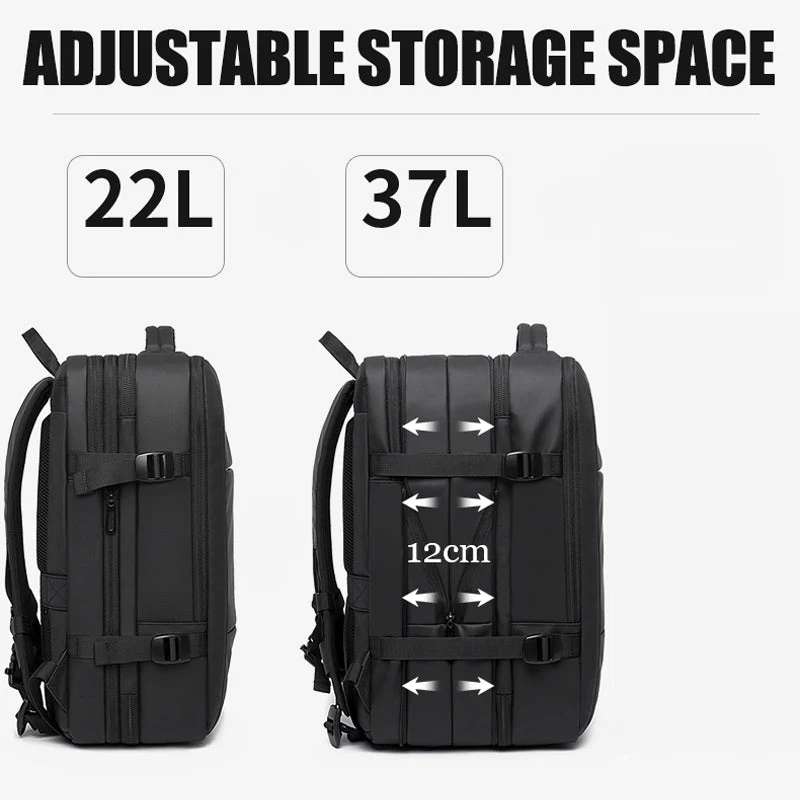 Business Padded Expandable Laptop Backpack