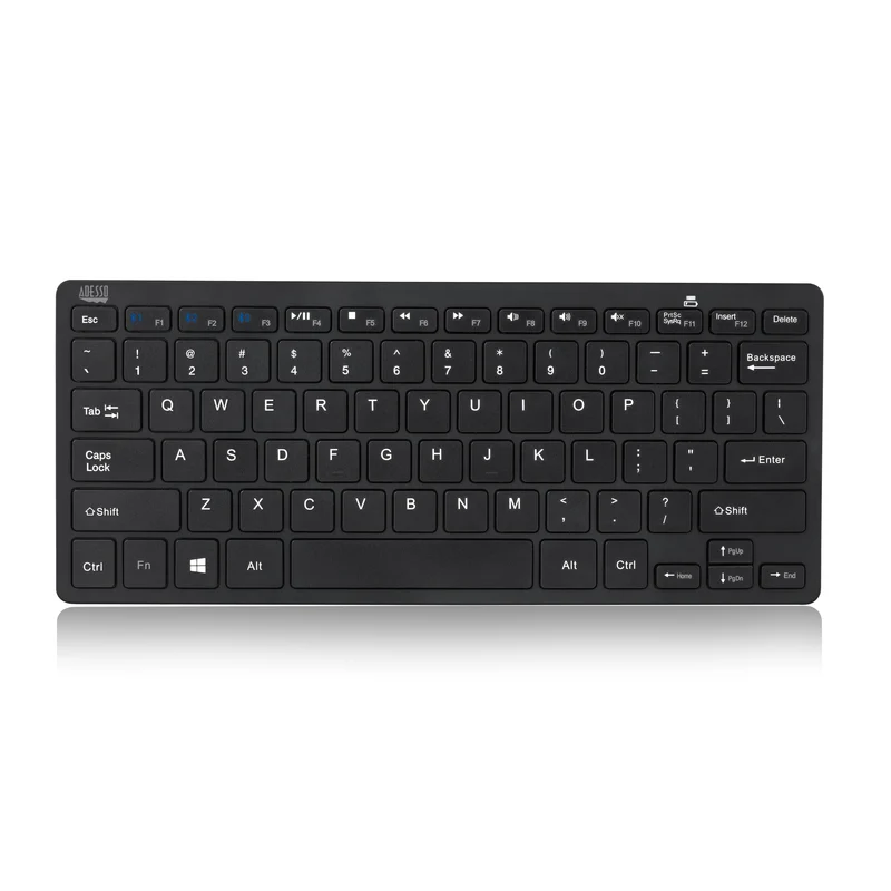 Adesso SlimTouch WKB-1100BB Bluetooth Mini Keyboard