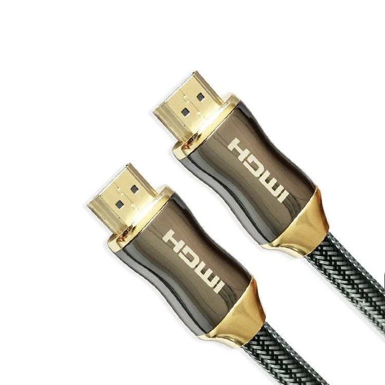 HDMI 2.0 Zinc Alloy Cable - 4K, 60hz, Pure Copper Conductor, Triple‑Shielded (1–10 m)