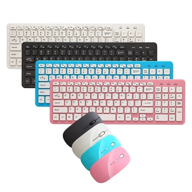 Universal Crater‑Key Wireless Keyboard and Mouse Low‑Noise Combo Set