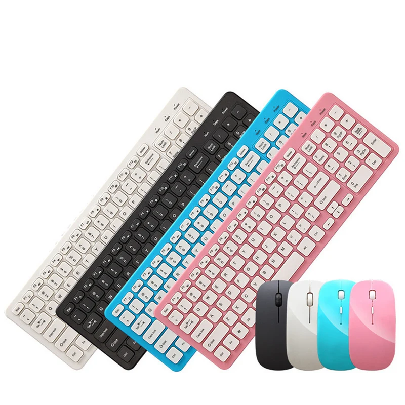 Universal Crater‑Key Wireless Keyboard and Mouse Low‑Noise Combo Set