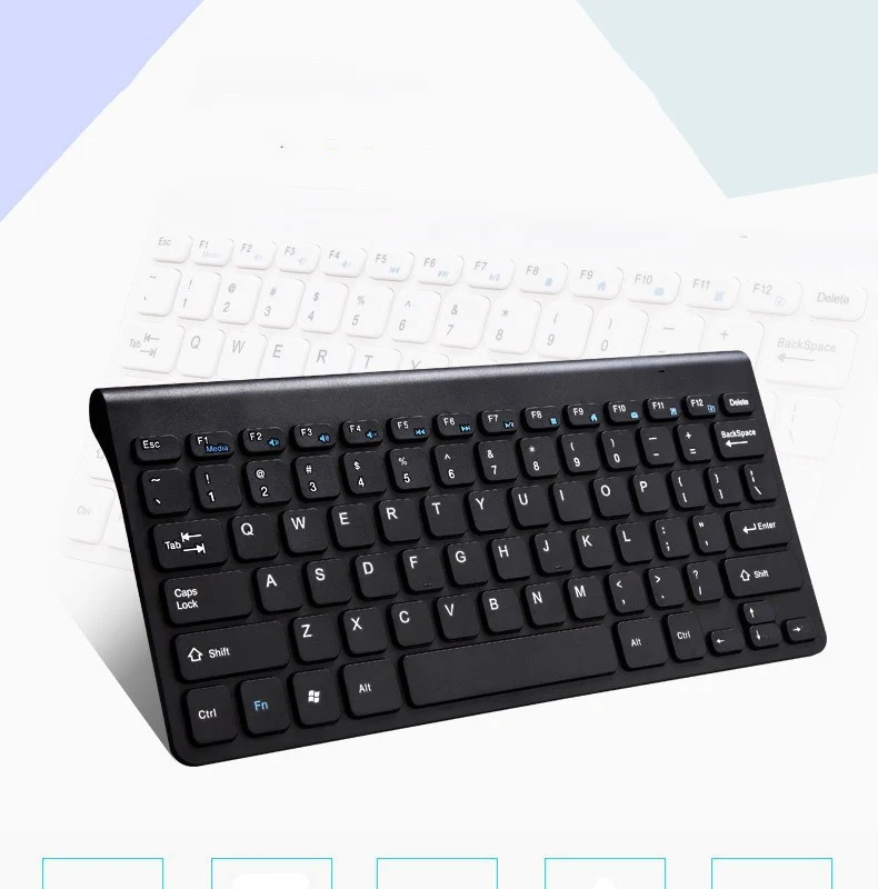 Universal Ultra‑Slim Wireless Keyboard & Mouse Desktop Set