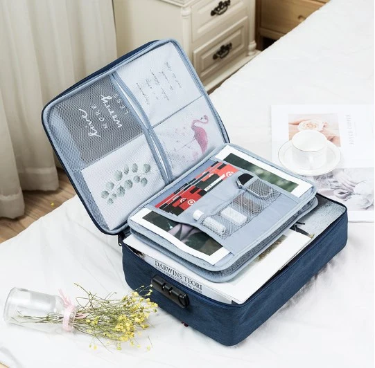 Multifunctional Large‑Format Travel Organizer Case