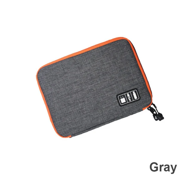Dual‑Layer Travel Storage Case Cable Organizer Bag for Electronics & Accessories