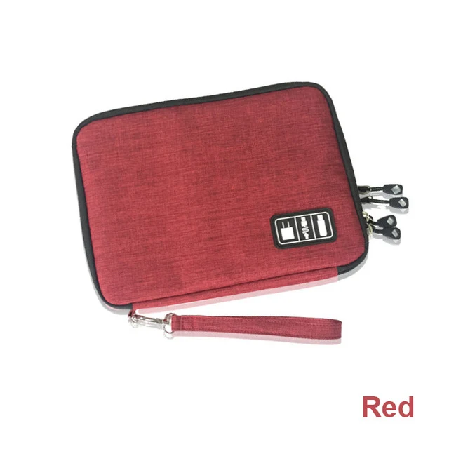Dual‑Layer Travel Storage Case Cable Organizer Bag for Electronics & Accessories