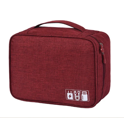 Shock‑Resistant Multi-Functional Electronics Accessory Organizer Bag