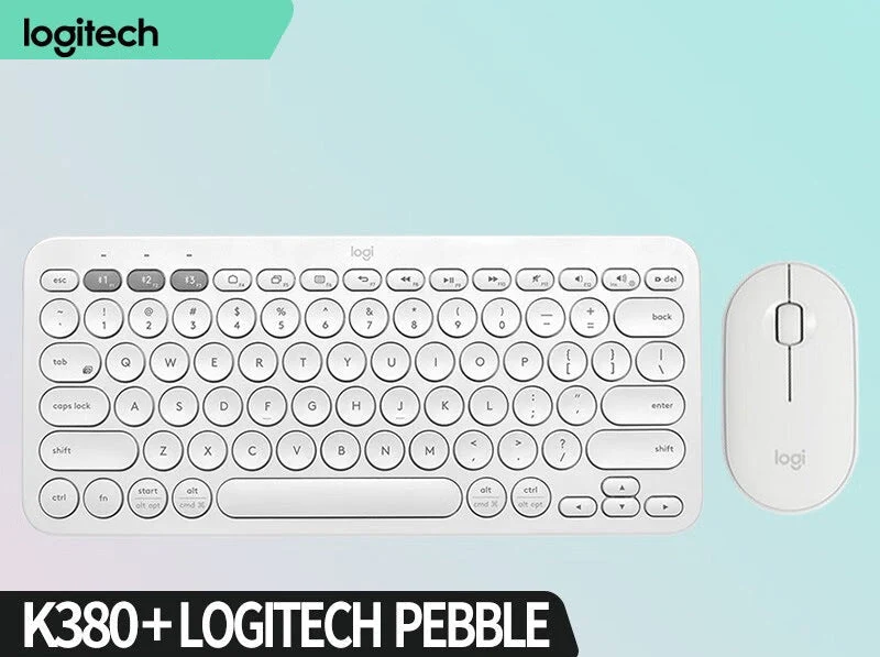 Logitech Pebble K390 Wireless Mouse & Keyboard Combo Set