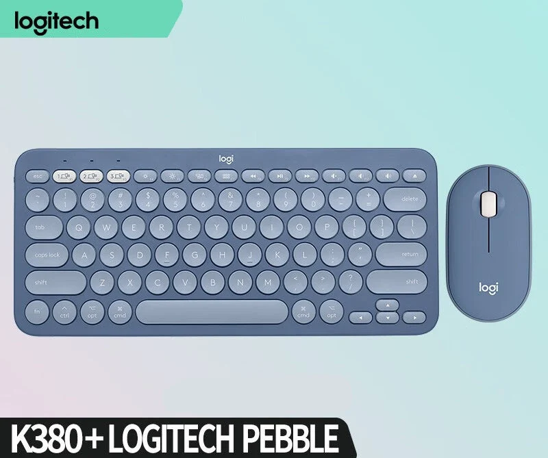 Logitech Pebble K390 Wireless Mouse & Keyboard Combo Set