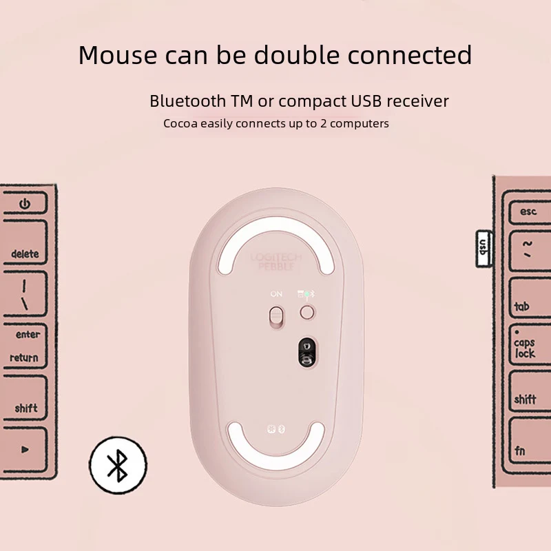 Logitech Pebble K390 Wireless Mouse & Keyboard Combo Set