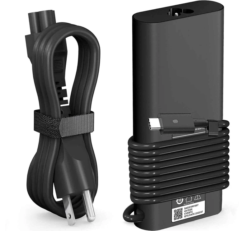 Slim 130W USB‑C Laptop Charger - Replacement Power Adapter for USB‑C Laptops