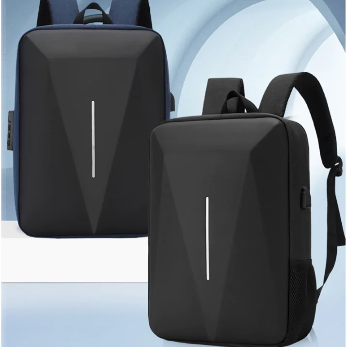 Hard‑Shell Waterproof Laptop Backpack with USB Charging for Work & Travel (20–35 L)