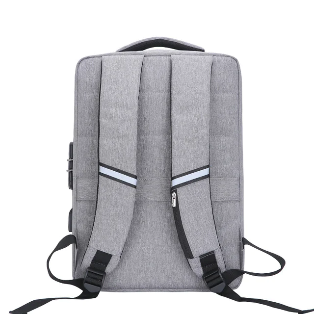 Professional 17.3" Travel & Work Laptop Bag with Anti‑Theft Style Zippers