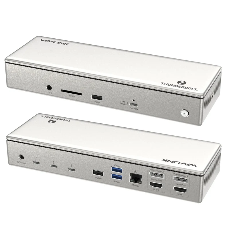 WAVLINK Thunderbolt 4 - Quad Monitor Docking Station
