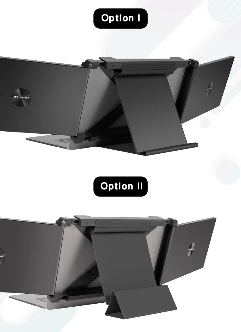 Portable 11" Dual-Screen Monitor Extensions