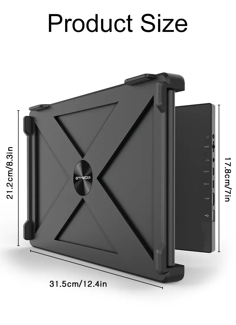 Portable 11" Dual-Screen Monitor Extensions