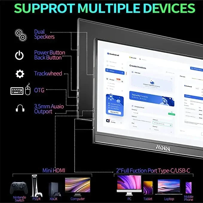 15" Ultra-Thin Portable Monitor