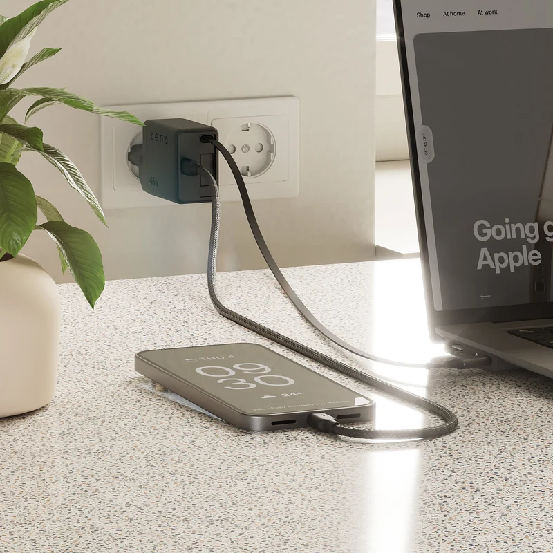 Retractable USB-C Power Adapter | 45-65W