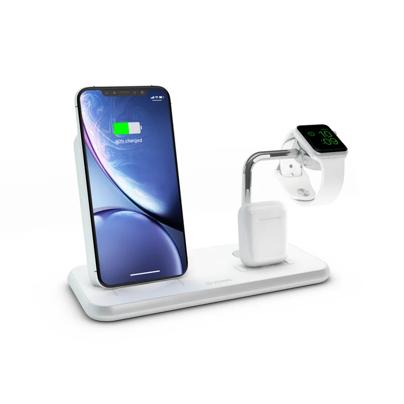 Stand + Dock + Watch Aluminium Wireless Charger