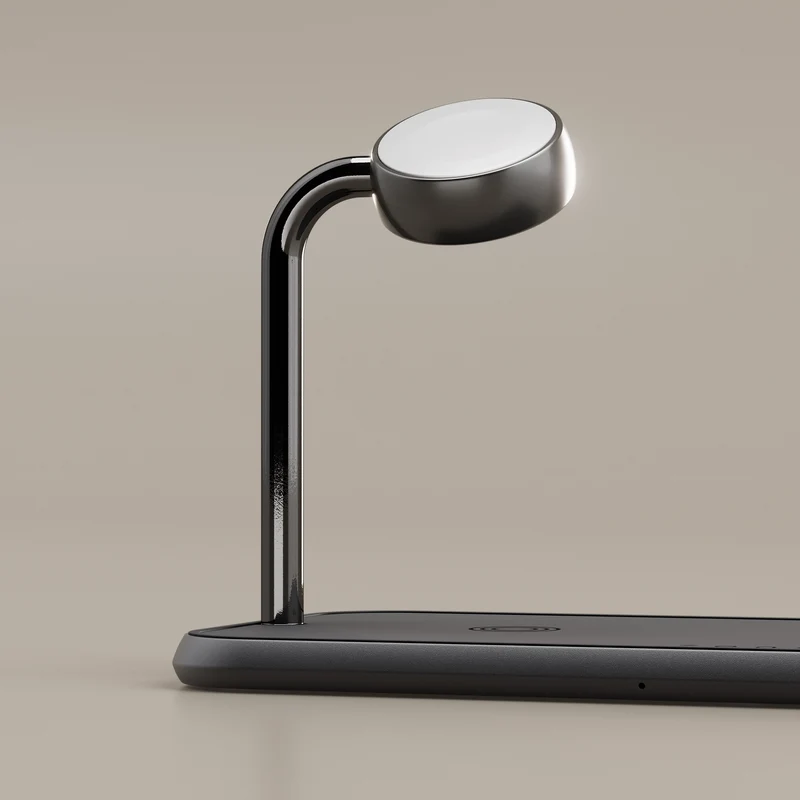 Dual+Watch Aluminium Wireless Charger