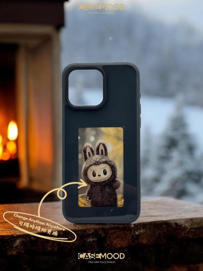 (Clearance) Casemood Custom Anytime-Swap iPhone Case for iPhone 13 to 16 Pro Max | Interchangable Back Cover, Non-MagSafe