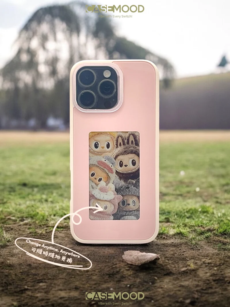 (Clearance) Casemood Custom Anytime-Swap iPhone Case for iPhone 13 to 16 Pro Max | Interchangable Back Cover, Non-MagSafe