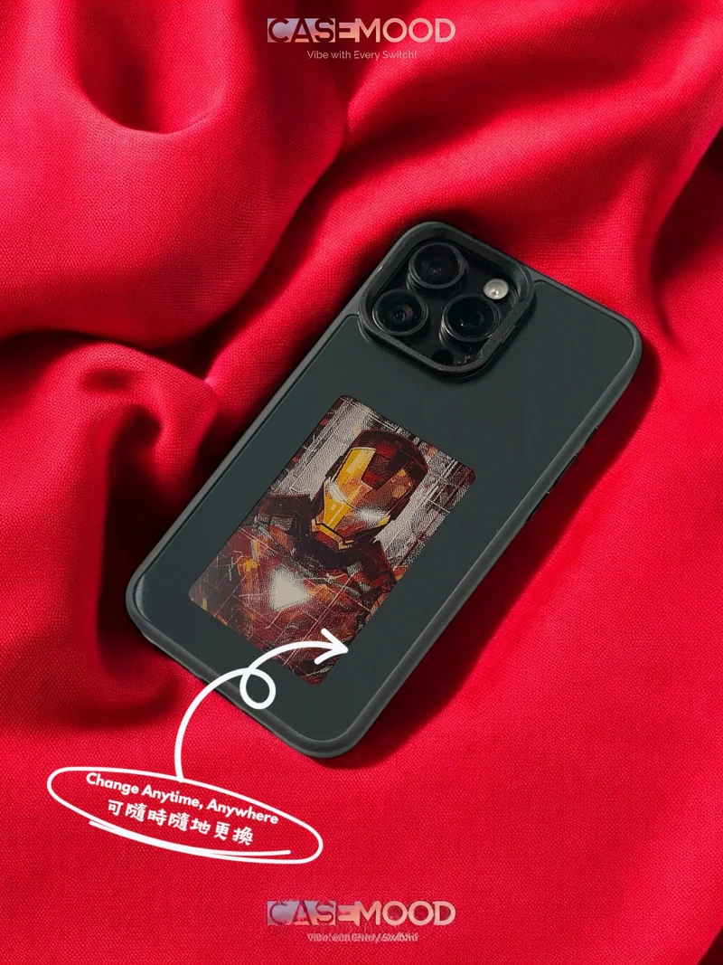(Clearance) Casemood Custom Anytime-Swap iPhone Case for iPhone 13 to 16 Pro Max | Interchangable Back Cover, Non-MagSafe