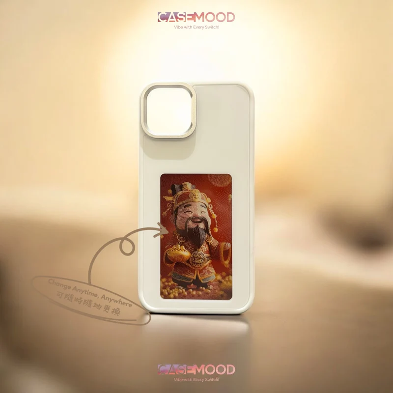 (Clearance) Casemood Custom Anytime-Swap iPhone Case for iPhone 13 to 16 Pro Max | Interchangable Back Cover, Non-MagSafe