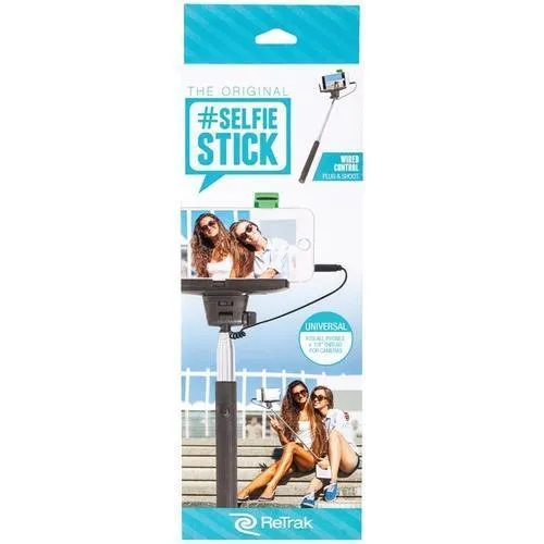 ReTrak ETSELFIEW Selfie Stick with Wired Shutter