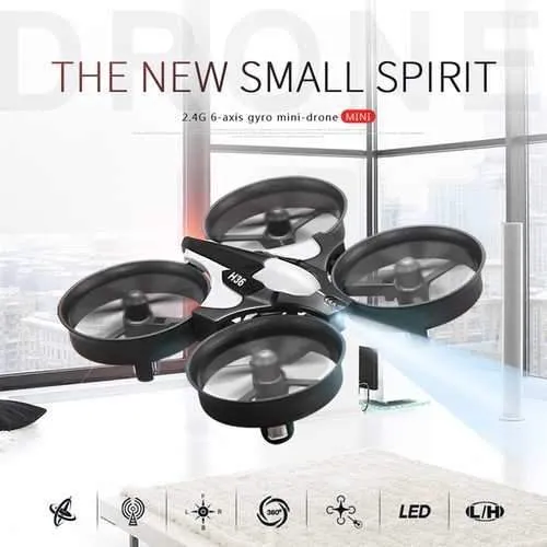 JJRC H36 Mini Drone Gray