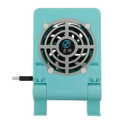 Univeral Mini Fan Cooling Foldable Desktop Phone Holder Bracket for Xiaomi Mobile Phone Tablet