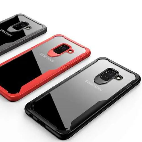 Bakeey Airbag Acrylic Transparent TPU Case for Samsung Galaxy A8 Plus 2018
