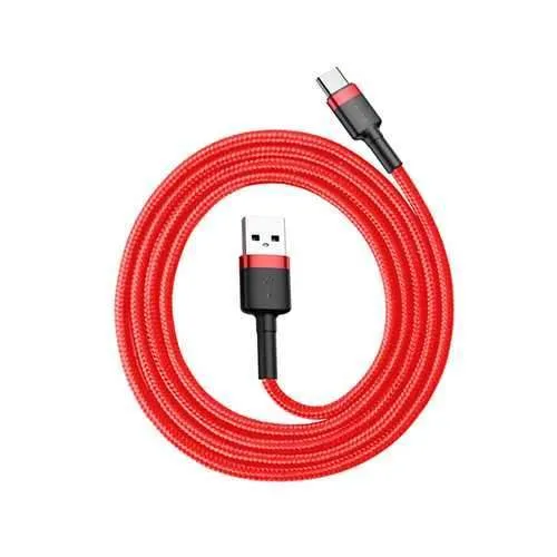 Baseus 3A QC3.0 High-density Braided Type C Fast Charging Data Cable 1M For Oneplus 6 5t Xiaomi Mi8