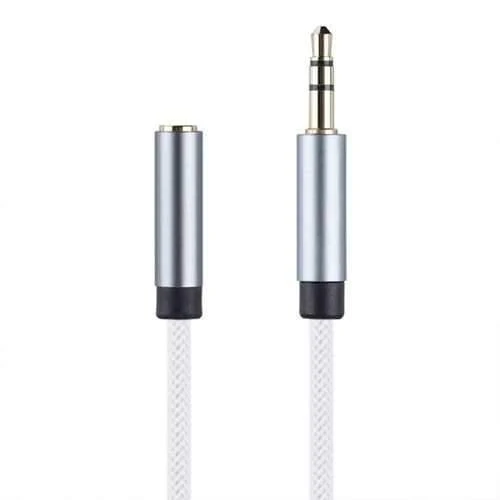 Bakeey Nylon Aux 3.5mm Audio Male to Female Stereo Audio Extension Cable 1m/3.33ft for Car Cellphone