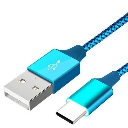 Bakeey 2.1A Nylon Braided Type-C Fast Charging Data Cable 1m/3.33ft for Xiaomi 8 Oneplus 6 Honor 10