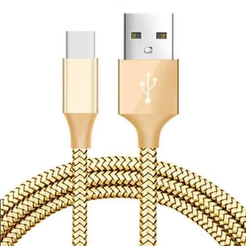 Bakeey 2.1A Nylon Braided Type-C Fast Charging Data Cable 1m/3.33ft for Xiaomi 8 Oneplus 6 Honor 10