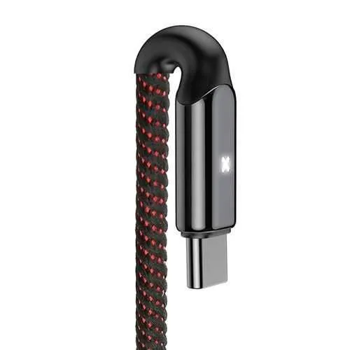 Baseus X-type Light Type C 3A Fast Charging USB C Data Cable 1m/3.33ft for Huawei P20 Xiaomi Mi8