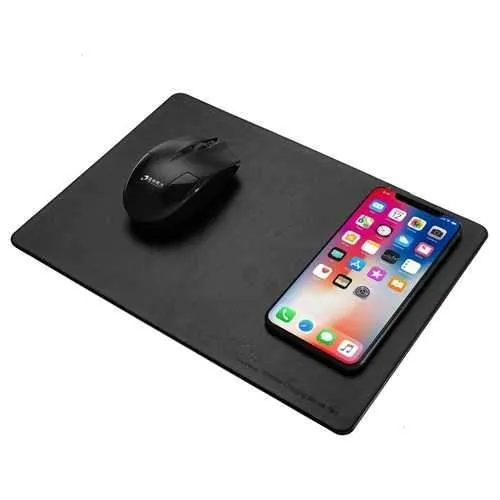 Qi Wirelss Charging Mouse Pad For Samsung Galaxy Note 8/S8/S8 Plus/S7 Edge/iPhone X/iPhone 8 Plus