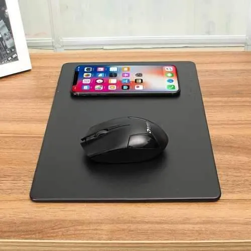 Qi Wirelss Charging Mouse Pad For Samsung Galaxy Note 8/S8/S8 Plus/S7 Edge/iPhone X/iPhone 8 Plus