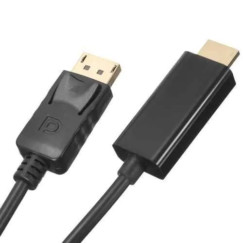 Bakeey 1.8M Display Port DP To HD multimedi Male AV Cable Adapter For HDTV LCD PC Laptop 1080P