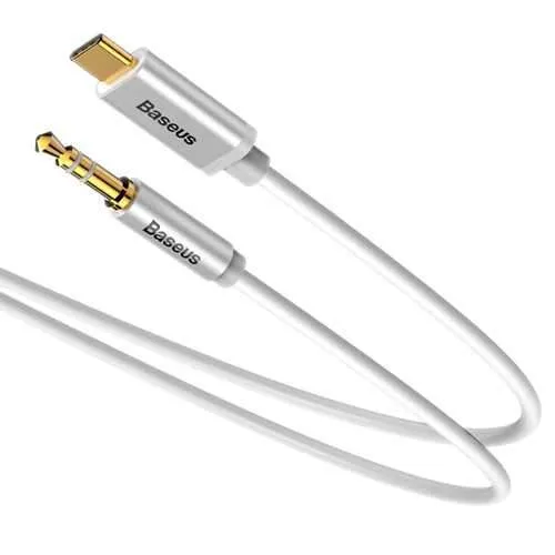 Baseus Type-C to 3.5mm AUX Audio Converter Cable 1.2m For OnePlus 5 S8 Xiaomi 6 Mi A1 Mix 2