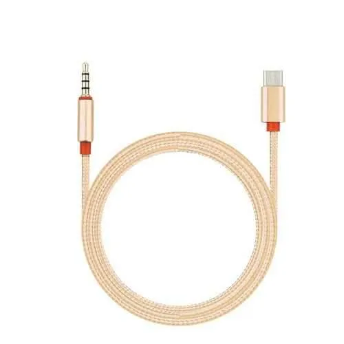 USB Type C Male To 3.5mm Male Audio AUX Adapter Cable For XIaomi 6 Redmi Note 2 Samusng S8 Note