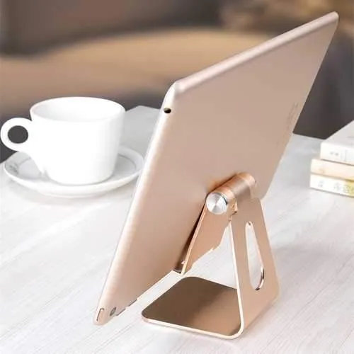 Bakeey ALT-4 Aluminum Alloy Adjustable Anti-slip Desktop Stand Charging Holder for iPad Phone Tablet