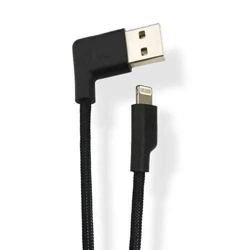 VH 2.4A 8 Pin Fishing Line Braided Charging Data Cable with MFI