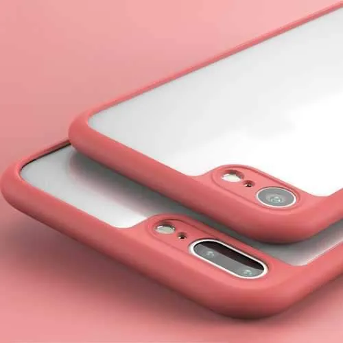 Keziwu Clear Transparent Hybrid PC TPU Case For iPhone 7