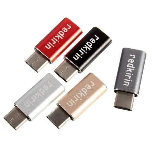 Redkirin Micro Usb to Type-c Alluminium Alloy Transfer Adapter