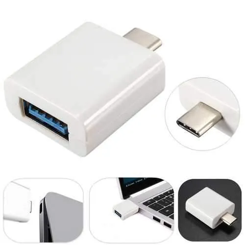 USB 3.1 Type C Male to USB 3.0 Female Adapter For MacBook 12Inch Nokia N1