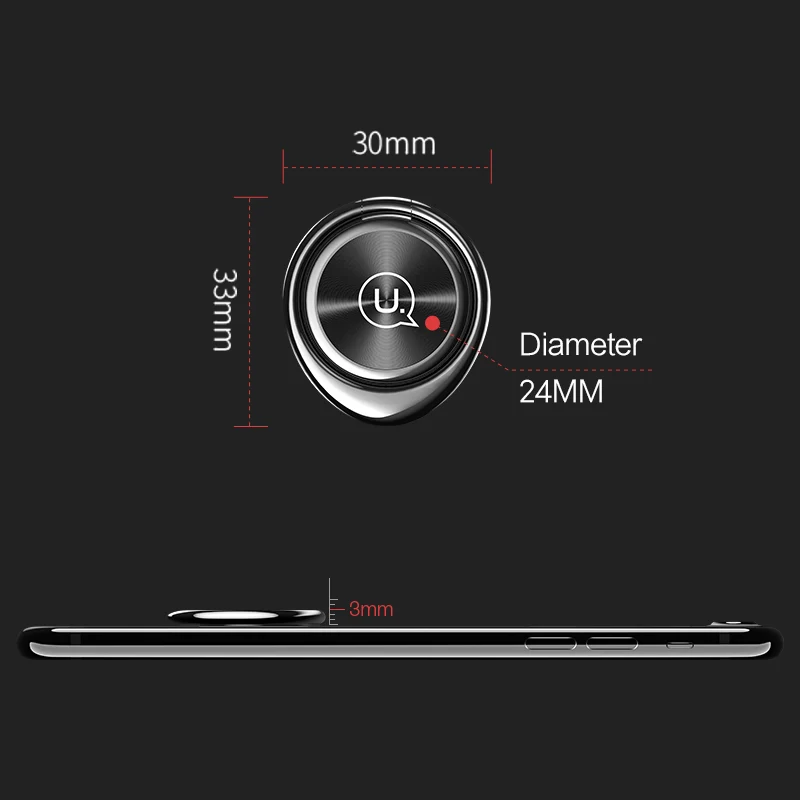 Magnetic 360 Mobile Holder Ring