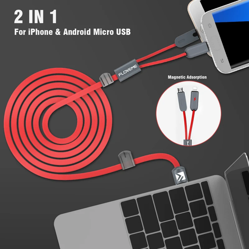 2 in 1 Magnetic Charger Cable