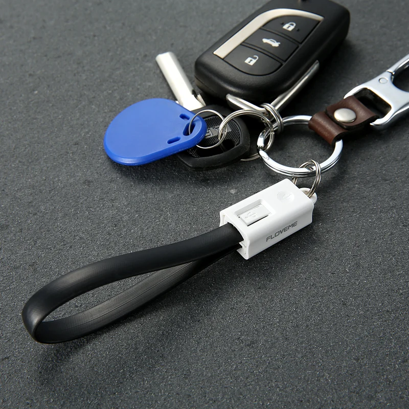 Android Mini Micro USB Cable Keyring