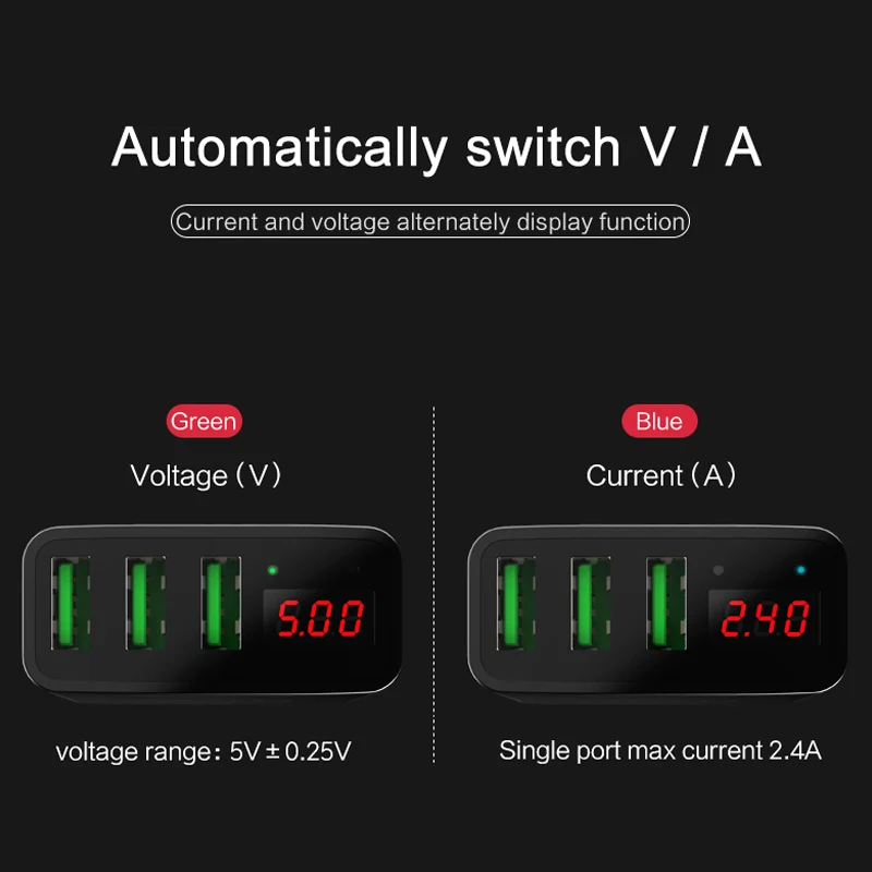 3 Port USB Phone Charger